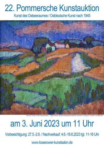 22. Pommersche Kunstauktion am 6.Juni 2023 um 11:00 Uhr