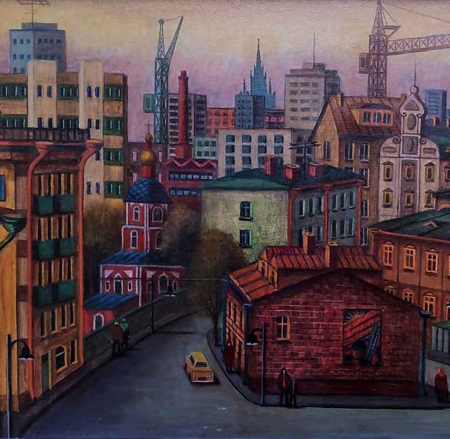 Stephan, Oskar Erich "Fensterblick", Öl auf Hartfaser, unten rechts signiert und datiert, 1985/86, 70x99 cm