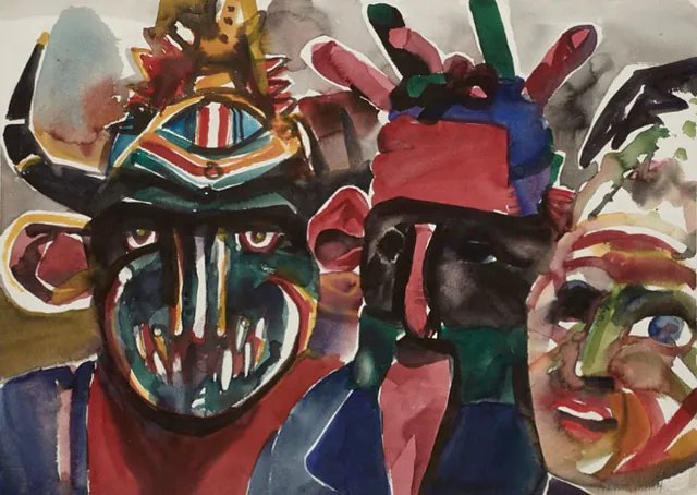 Walter Womacka Tanzmasken