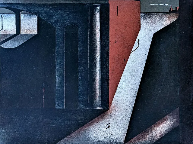 Manfred Kastner (1943 Giesshübel - 1988 Juliusruh) Abfahrt, Lithografie, 1987, 49x63 cm