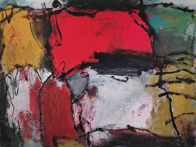 Krabbe, Norbert - O.T. I , Mischtechnik, 2017, 30x40 cm