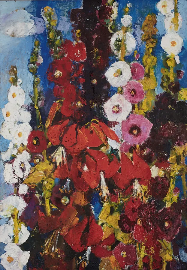 Walter Womacka - Malven IV, Öl 2003